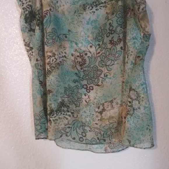 Lane Bryant women's size 14\16 multicolored blouse - Picture 7 of 10